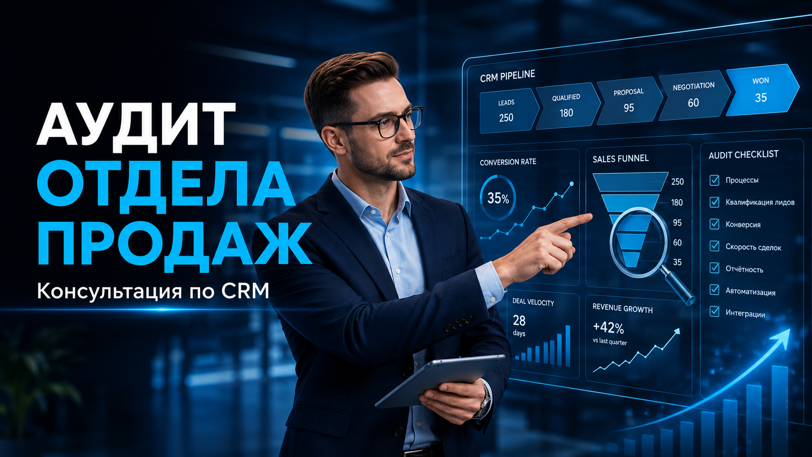 Аудит отдела продаж и консультация по CRM