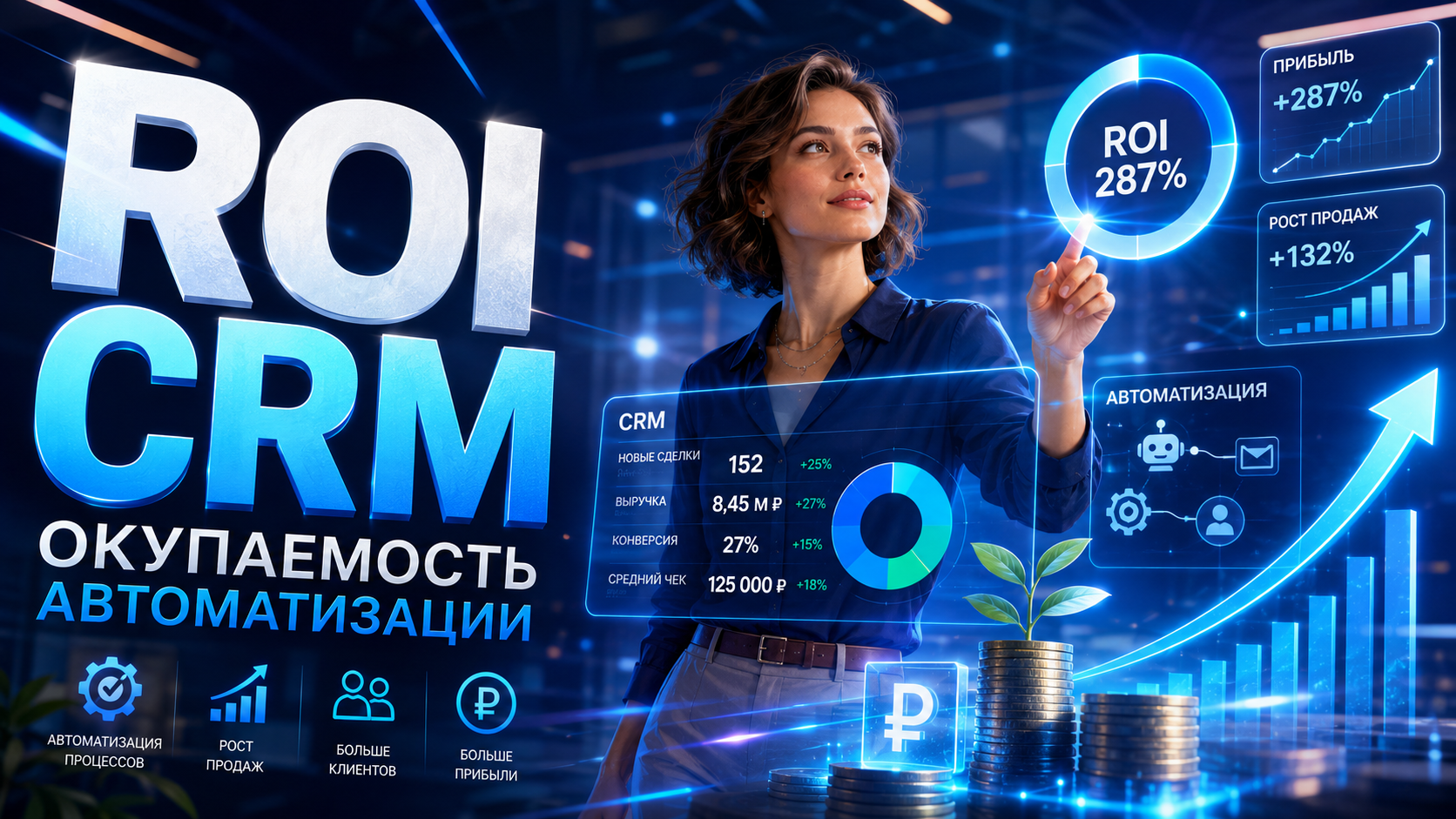 Расчет ROI в продажах — как оценить окупаемость CRM и автоматизации